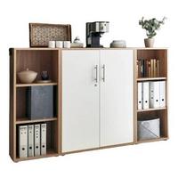 Office Edition B: 173 Cm Sonoma Eiche/weiß - Weiß/Sonoma Eiche, MODERN, Holzwerkstoff (173/114/33cm) - MID.YOU