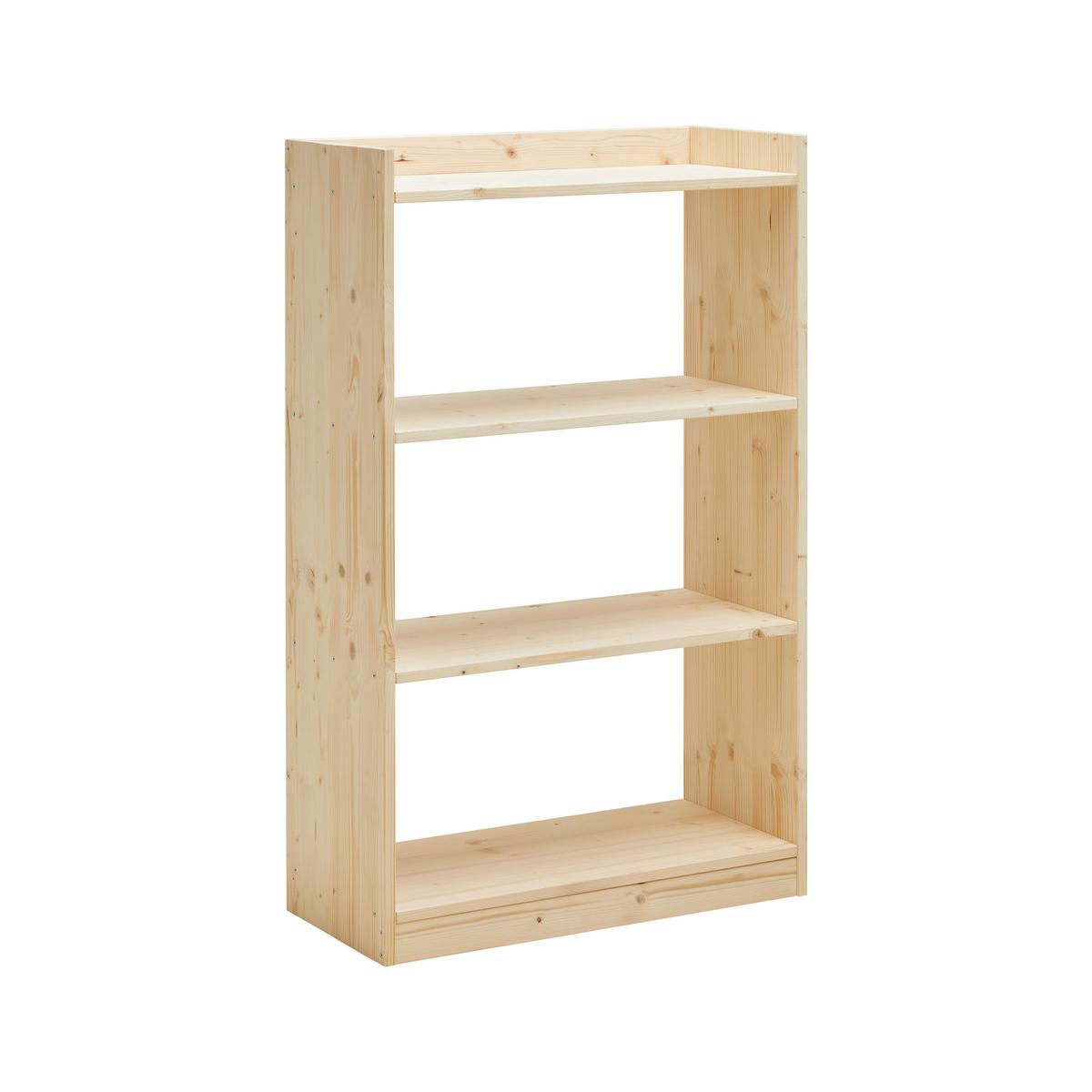 REGÁL WOODY II -TOP- - přírodní barvy, Natur, dřevo (70/115/32cm) - Based