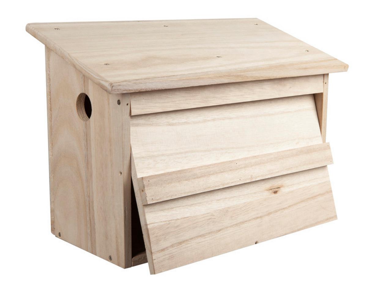 Nistkasten Twinhouse Sparrow - Naturfarben, Basics, Holz (26/38/18cm)