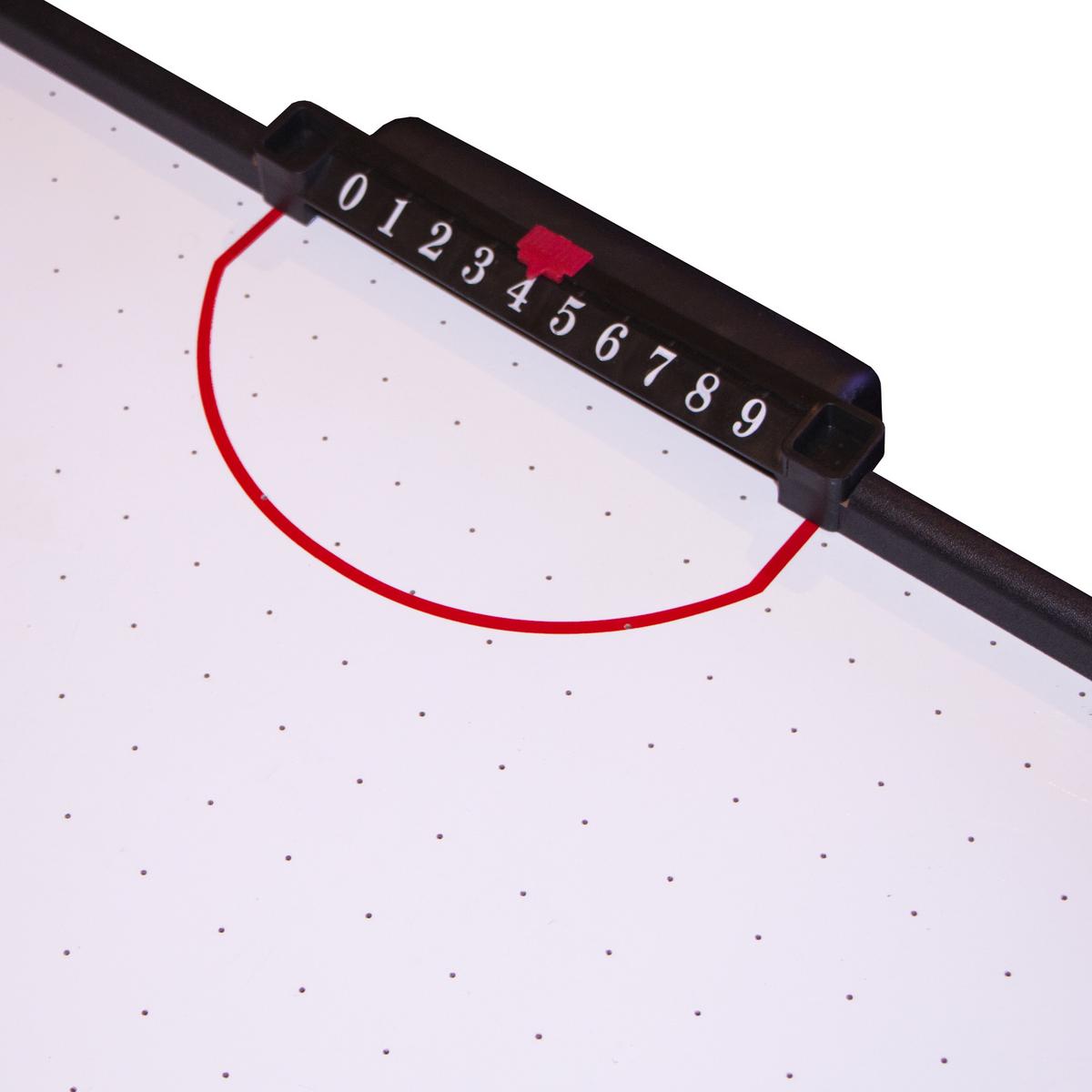 Tisch-Eishockey Icing L: 152 cm Schwarz Puck/Figuren - Schwarz, MODERN, Holz (152/73/79cm) - Ambia Garden