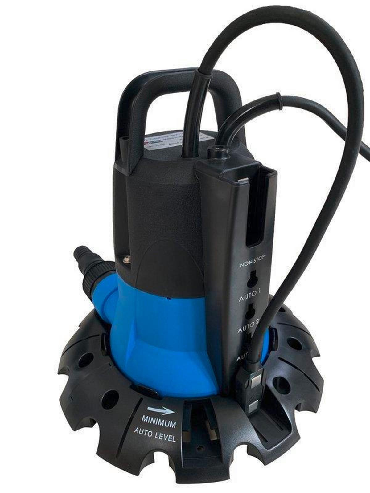 Kombipumpe 2-in-1-Entwässerungspumpe - Schwarz, Basics, Kunststoff/Metall (18/31/22cm)