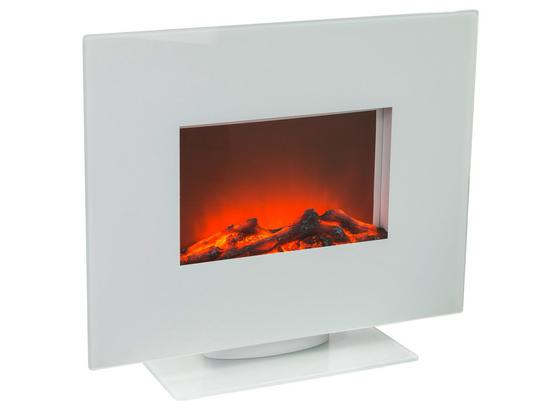 Elektrokamin 1400/1600w Weiß 2 Heizstufen Flammeff mit Fb - Weiß, Design, Glas/Metall (60/50,9/26cm) Elektrokamin 1400/1600w Weiß 2 Heizstufen Flammeff mit Fb - Weiß, Design, Glas/Metall (60/50,9/26cm)