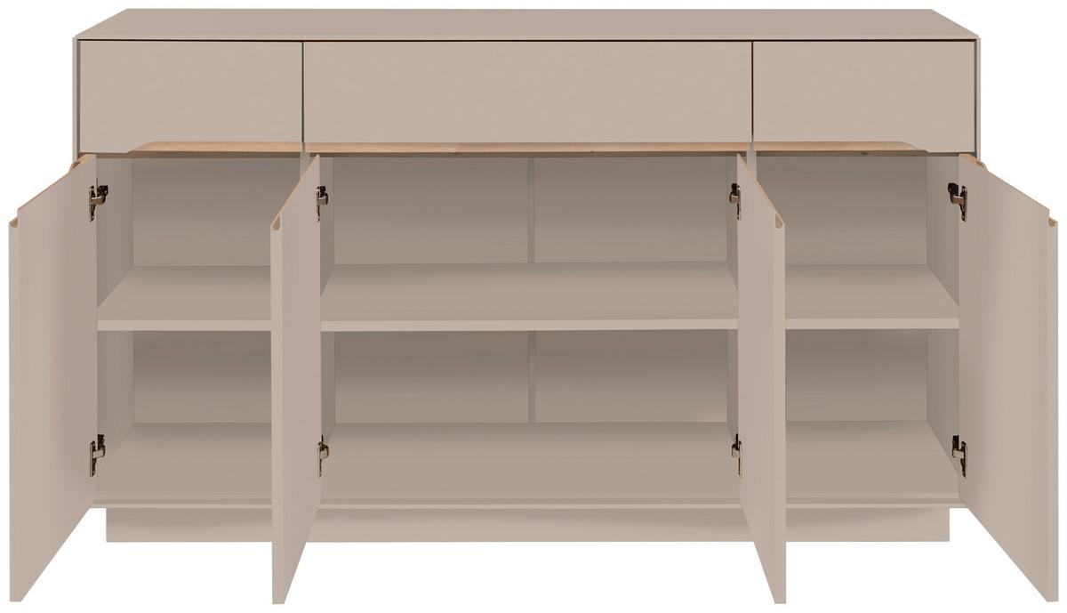 Sideboard Meran Sand B: 160 cm - Trend, Holzwerkstoff (160/90/37,5cm)