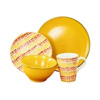 Kombinovaná souprava MARBELLA, 16-dílná - oranžová/žlutá, Trend, keramika (43,5/26,5/40cm) - Creatable