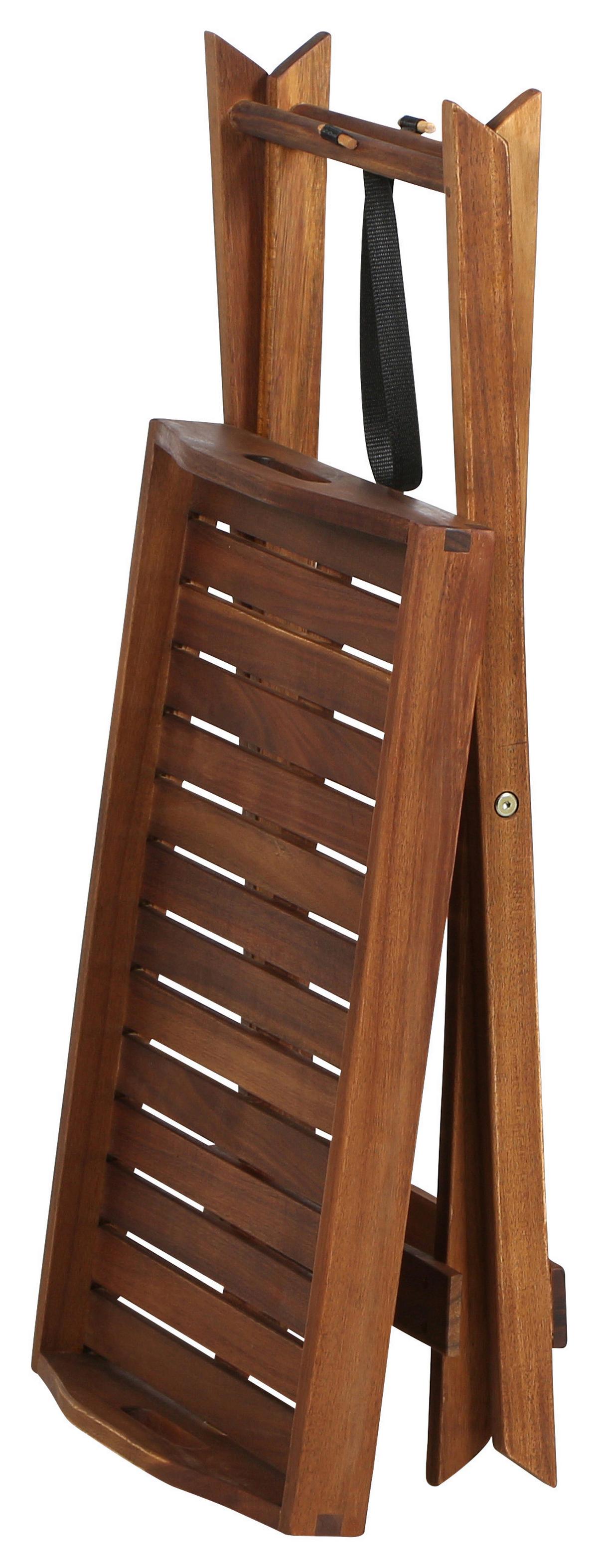 Gartentisch Klappbar Akazienholz L 60 Cm - Akaziefarben, MODERN, Holz (60/40,5/66,5cm) - Siena Garden