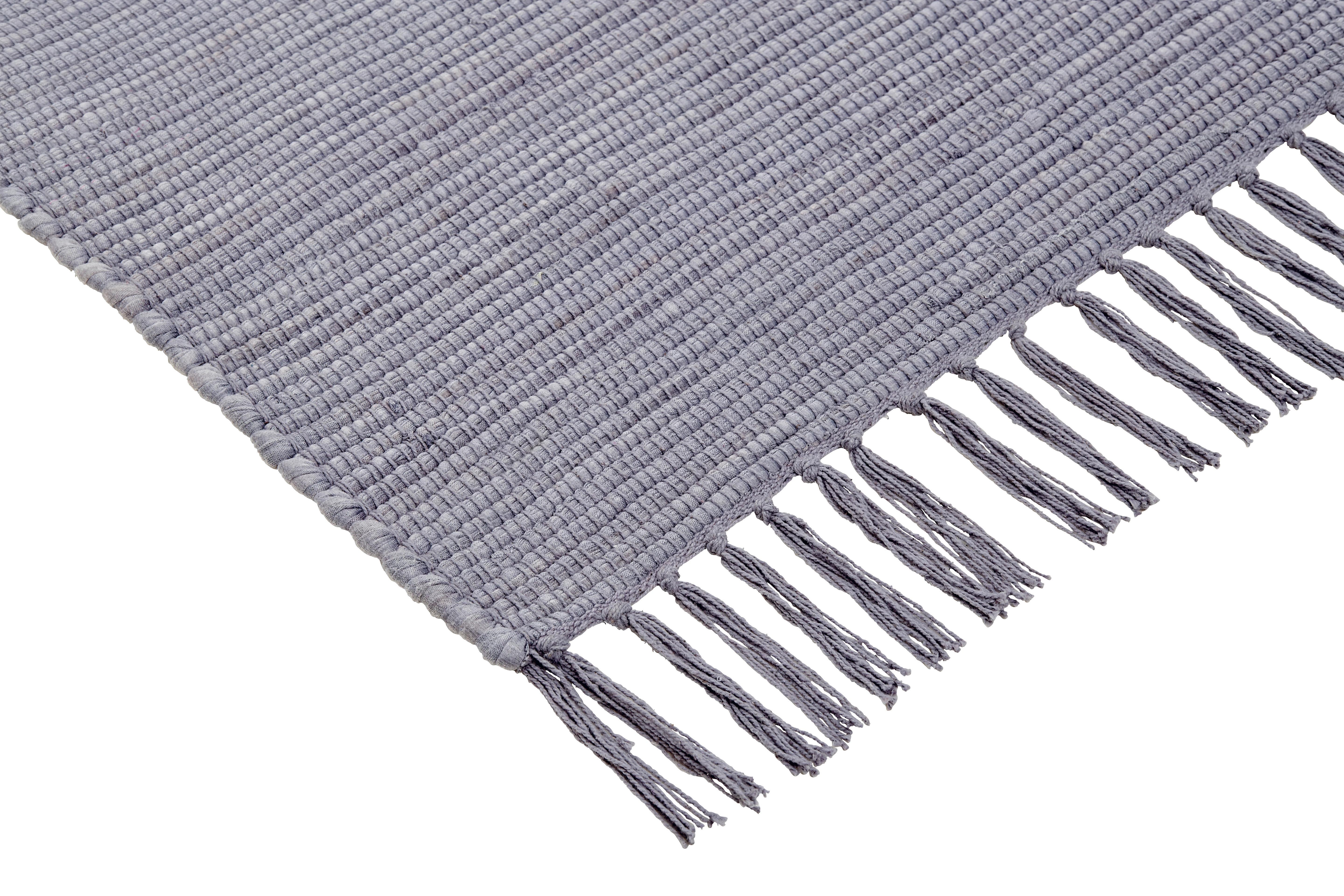 Handwebteppich Annika - Anthrazit, MODERN, Textil (70/120cm) - James Wood