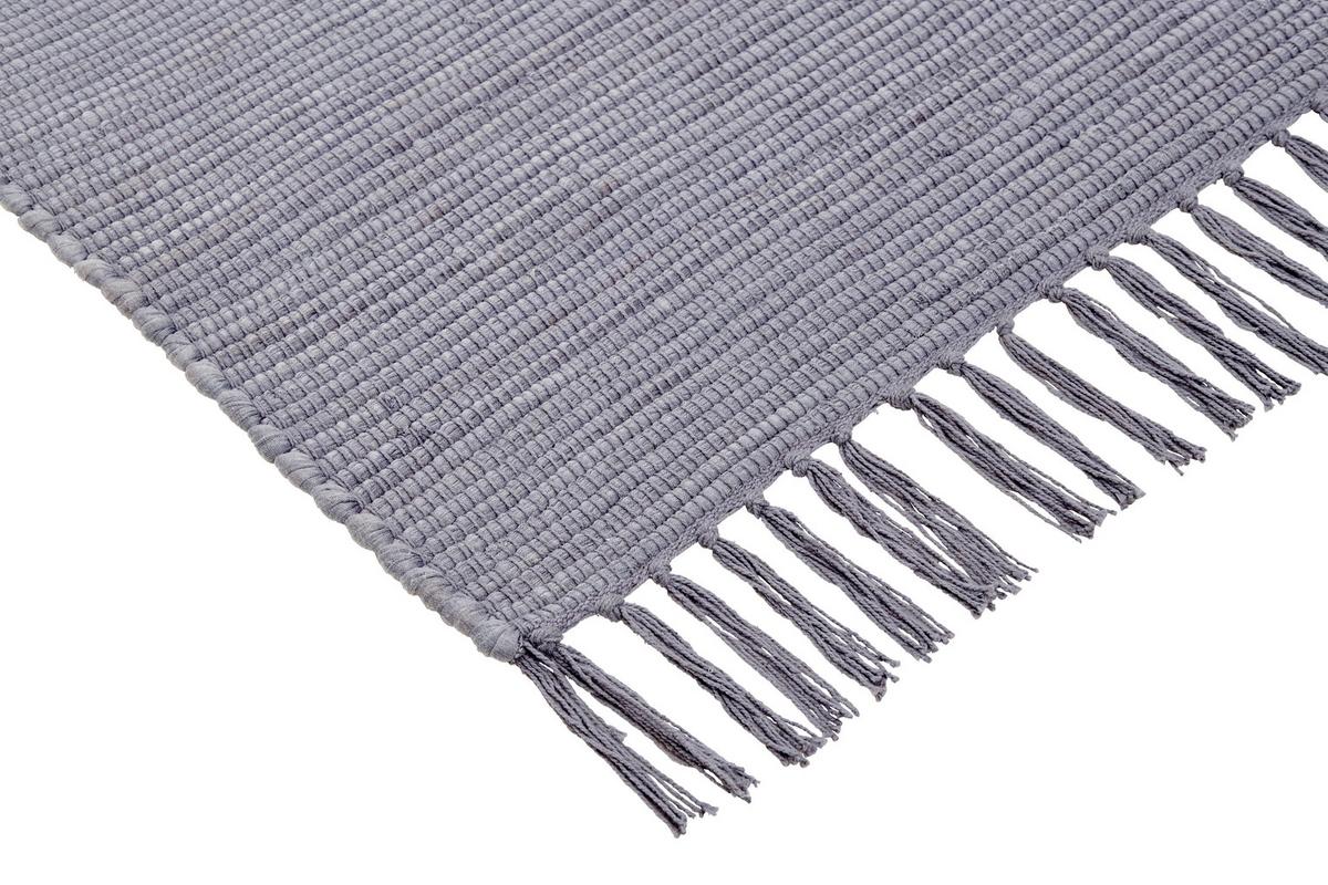 Handwebteppich Annika - Anthrazit, MODERN, Textil (70/120cm) - James Wood