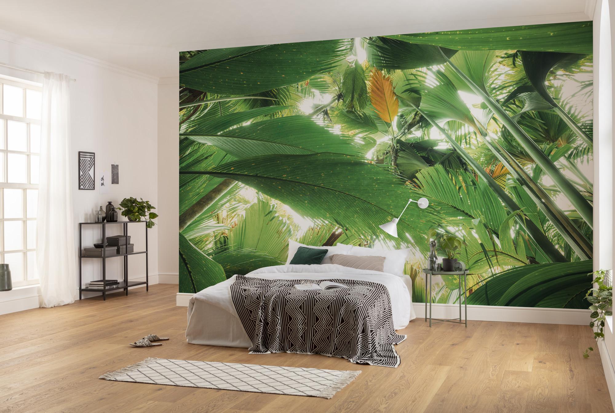 Fototapete Dschungeldach Ii - Grün, Trend, Textil (450/280cm)