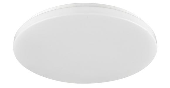 LED-Deckenleuchte Alena Ø 28 cm, Rund - Weiß, KONVENTIONELL, Kunststoff/Metall (28/4,5cm) - Ondega