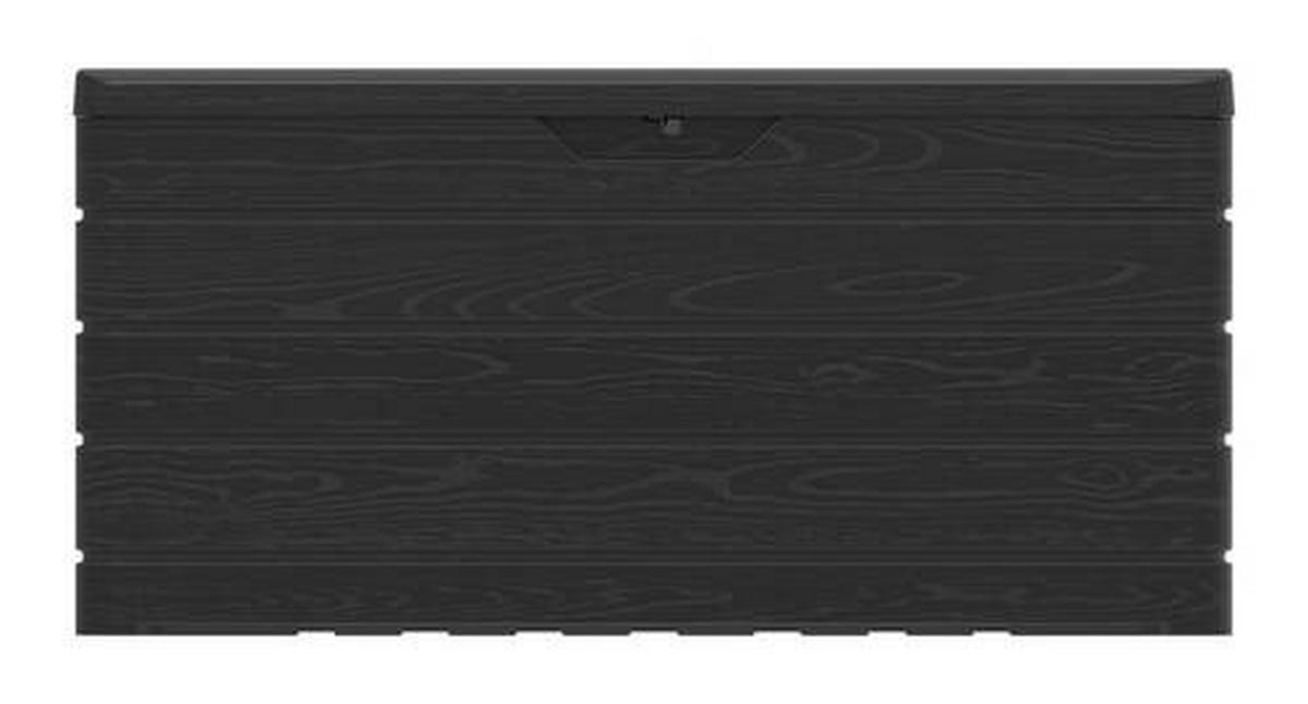 Kissenbox Dolomiti 129x64x70 cm 500 Liter - Anthrazit, Basics, Kunststoff (129/70/70cm)