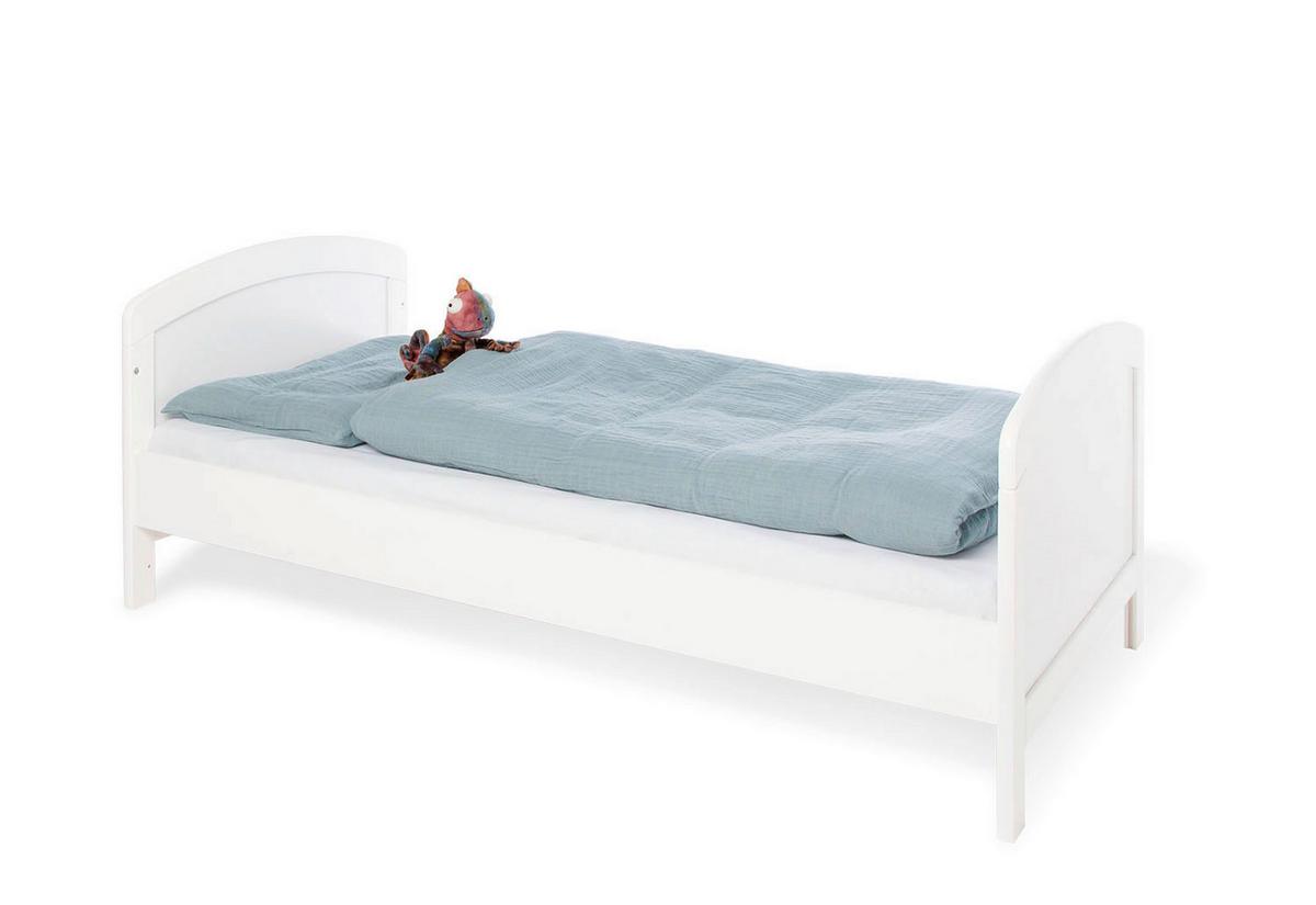 Babyzimmer 100025b Laura - Weiß, Trend, Holzwerkstoff (145/75/90cm) - Pinolino