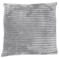 Zierkissen Sina 45x45 cm Polyester Silberfarben + Zipp - Silberfarben, MODERN, Textil (45/45cm) - Luca Bessoni