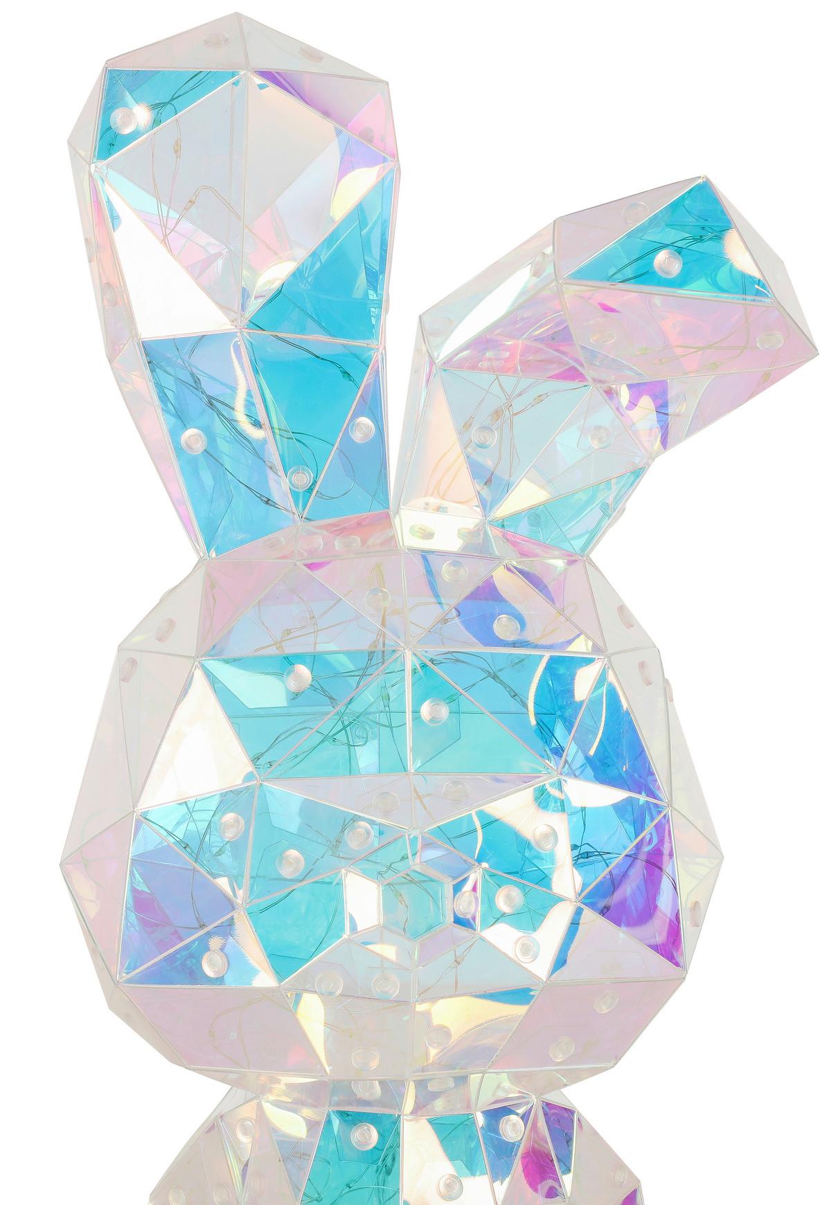 Dekorační svítidlo Rabi, V: ca 41cm, průhledné­ - průhledné, Moderní, plast (20/20/41cm) - Modern Living