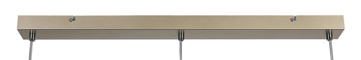 ZÁVĚSNÉ SVÍTIDLO STAB - jantarové barvy/průhledné, Moderní, kov/plast (81/20/150cm)