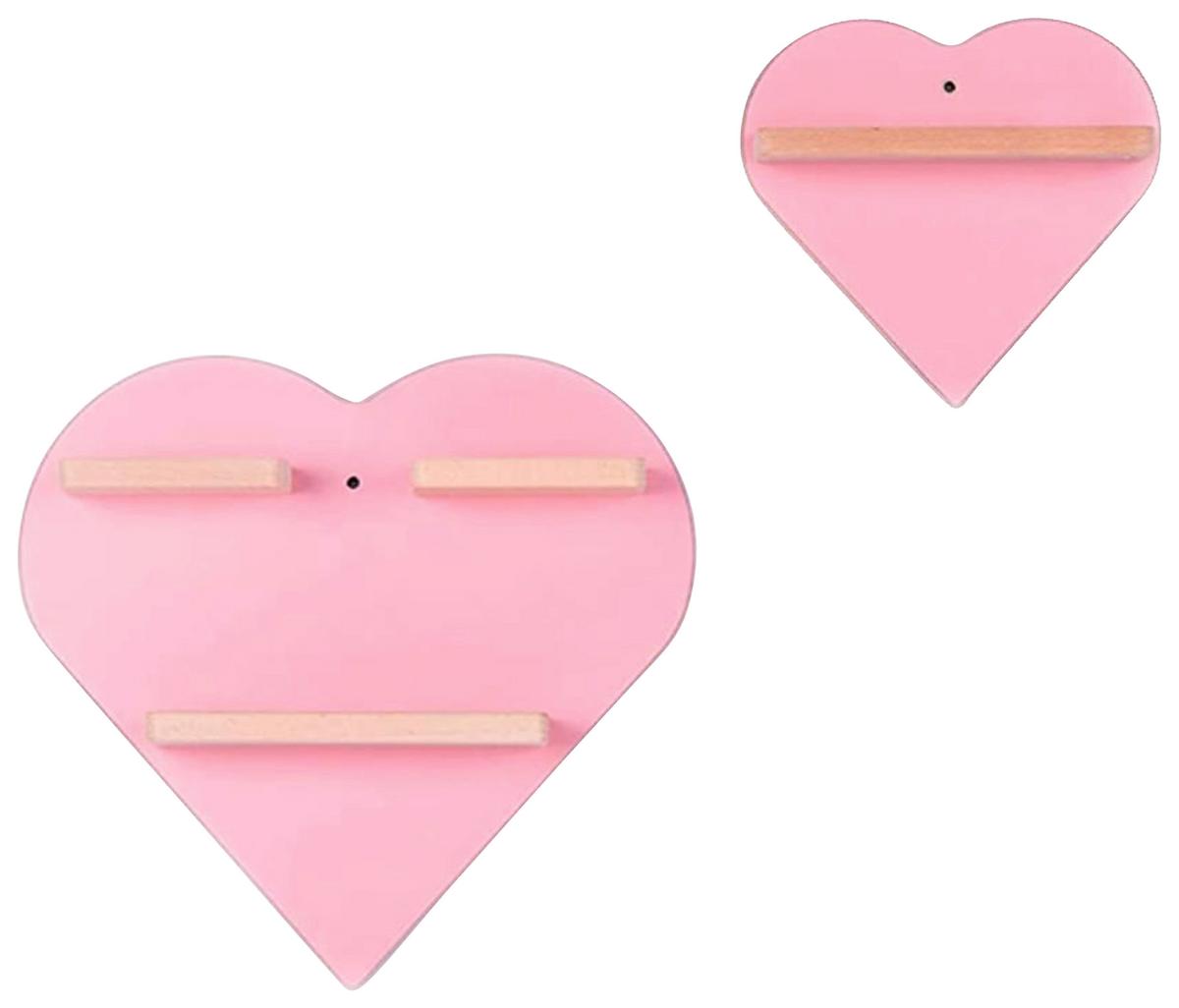 Kinderregal Boarti Rosa B: 27 cm - Rosa, MODERN, Holzwerkstoff (27/27/5cm) - MID.YOU