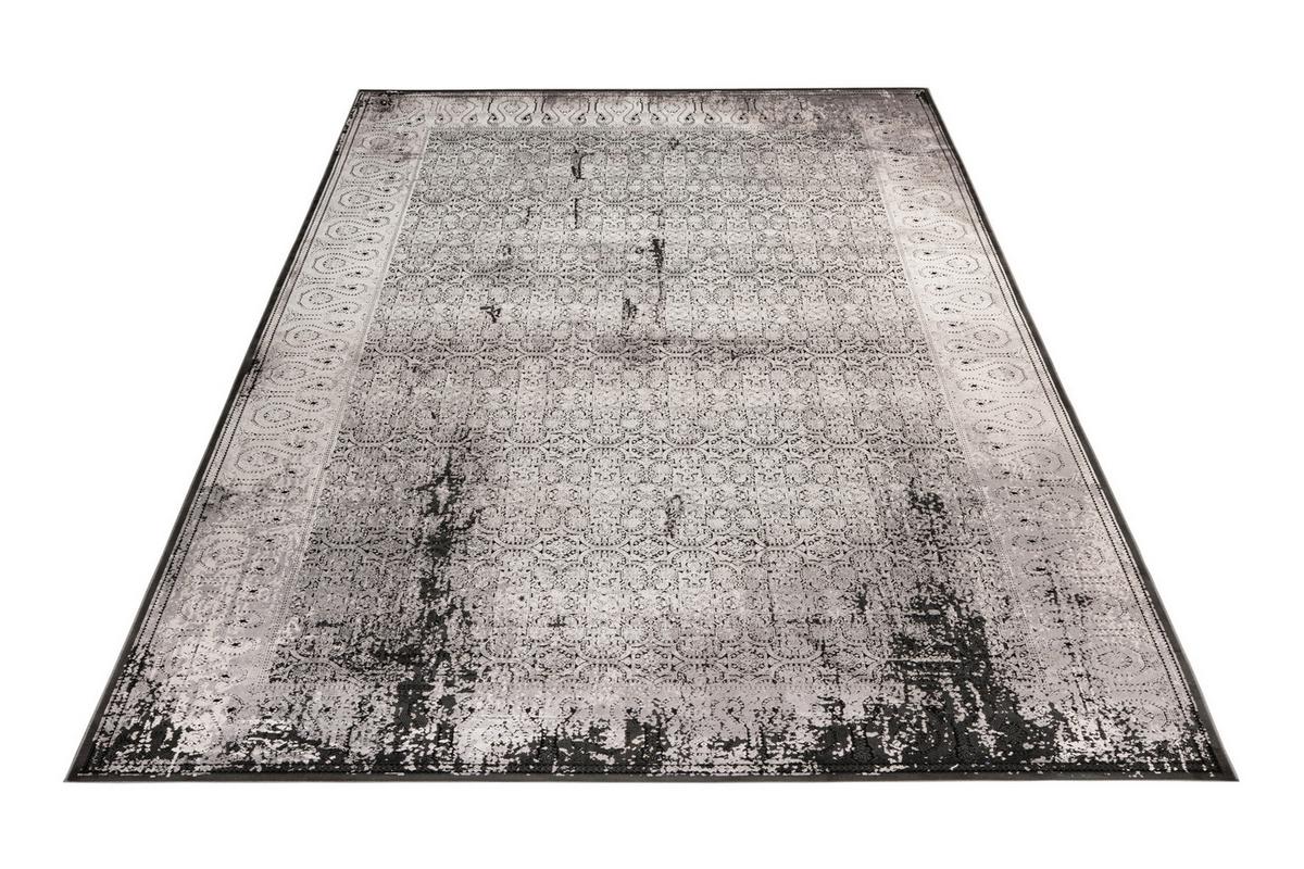 Webteppich My Eden Of Obsession - Schwarz/Grau, Design, Textil (140/200cm) - Obsession