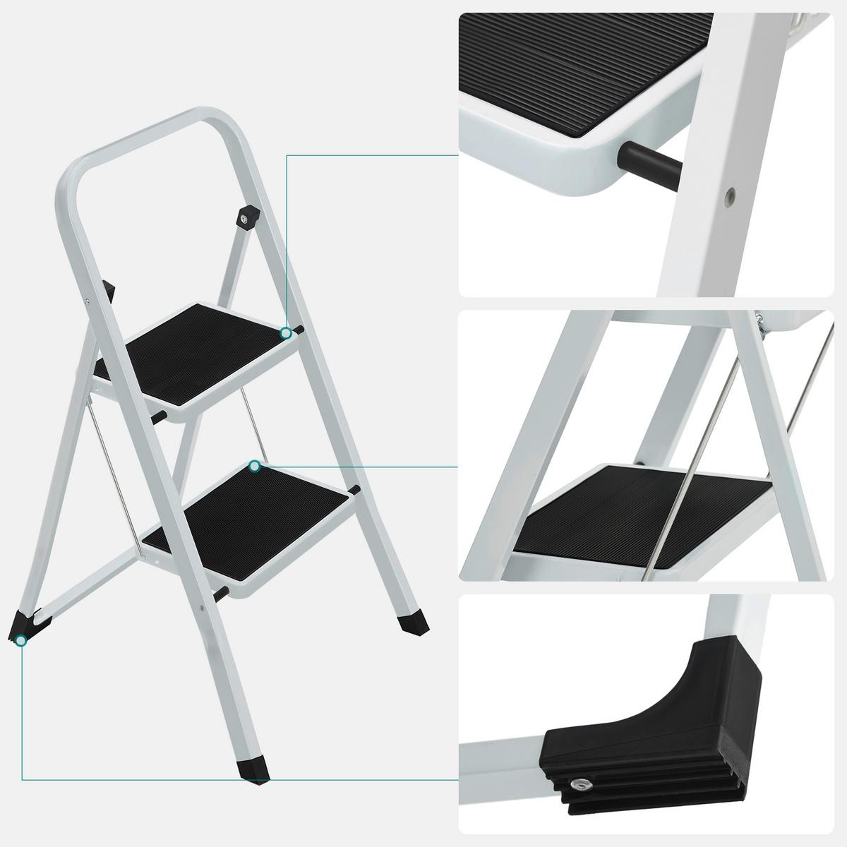 Klapptrittleiter B: 55 Cm - Basics, Kunststoff/Metall (55/82/46cm)