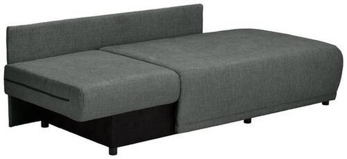 Chaiselongue Nello - Anthrazit/Schwarz, KONVENTIONELL, Textil (93/73/171cm) - MID.YOU