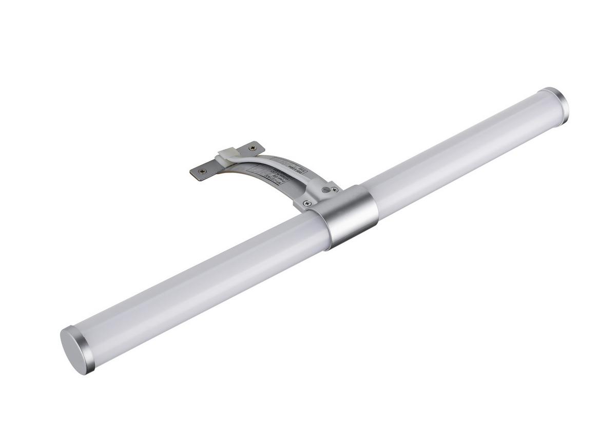 Led-wandleuchte Sinan 1-Flammig - Silberfarben, MODERN, Kunststoff/Metall (40/16,8/9,6cm) - Luca Bessoni