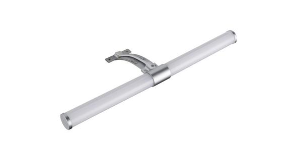 LED-Wandleuchte Sinan 1-Flammig - Silberfarben, MODERN, Kunststoff/Metall (40/16,8/9,6cm) - Luca Bessoni