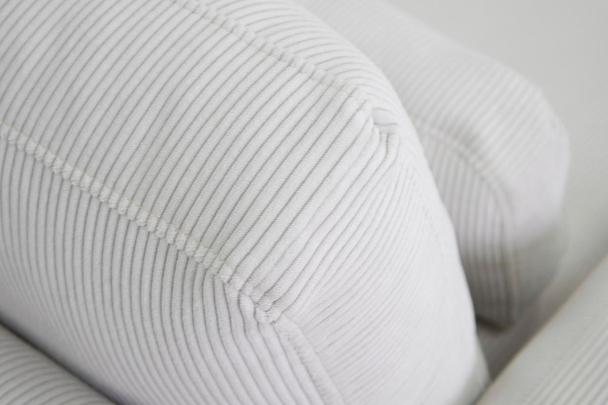 Bigsofa Savona Cord Creme, 260x111cm - Creme, Trend, Textil (260/77/111cm) - Luca Bessoni