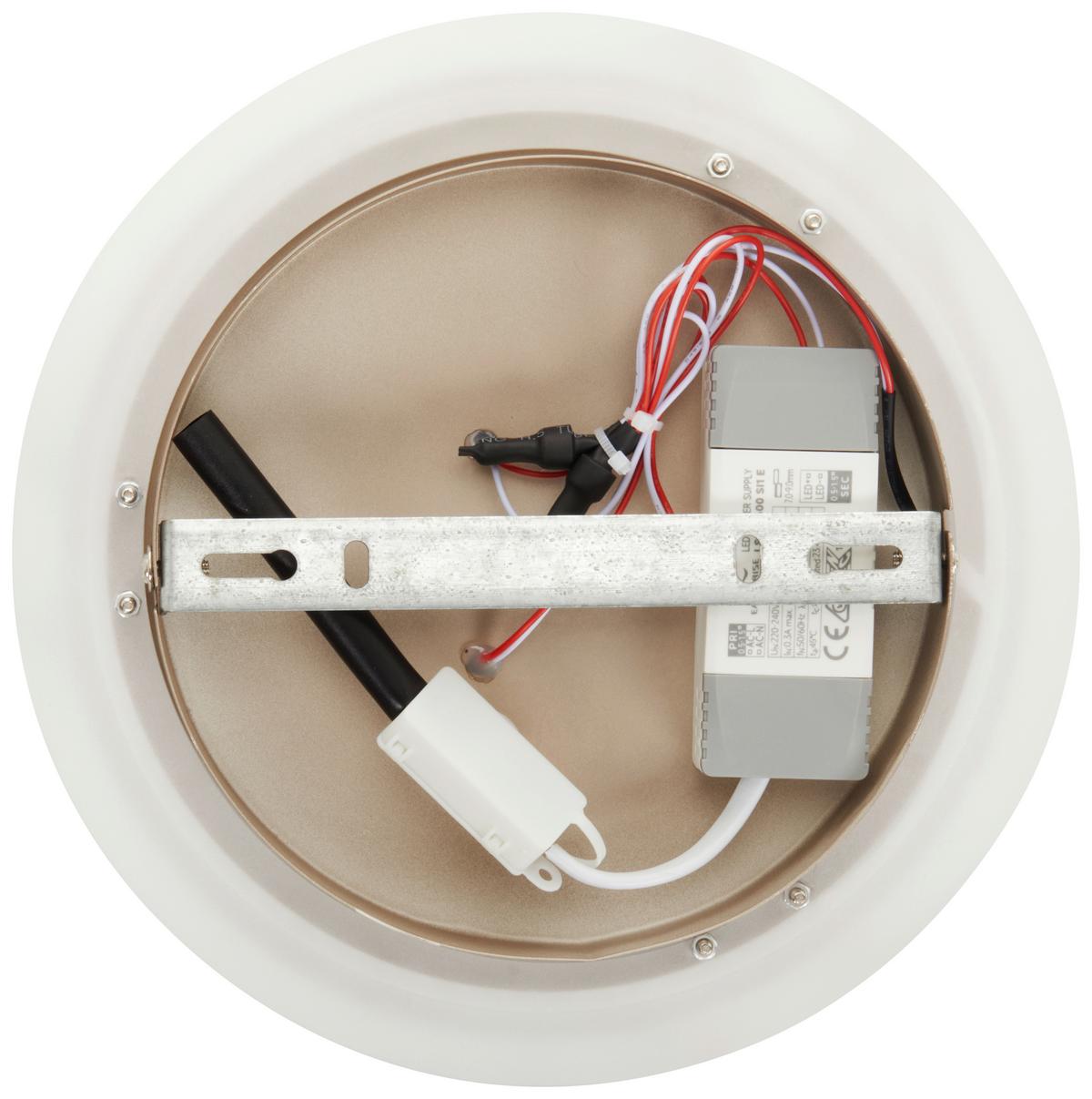 STROPNÍ LED SVÍTIDLO KOOL - šampaňská, Moderní, kov/plast (44/46/8cm) - Mömax