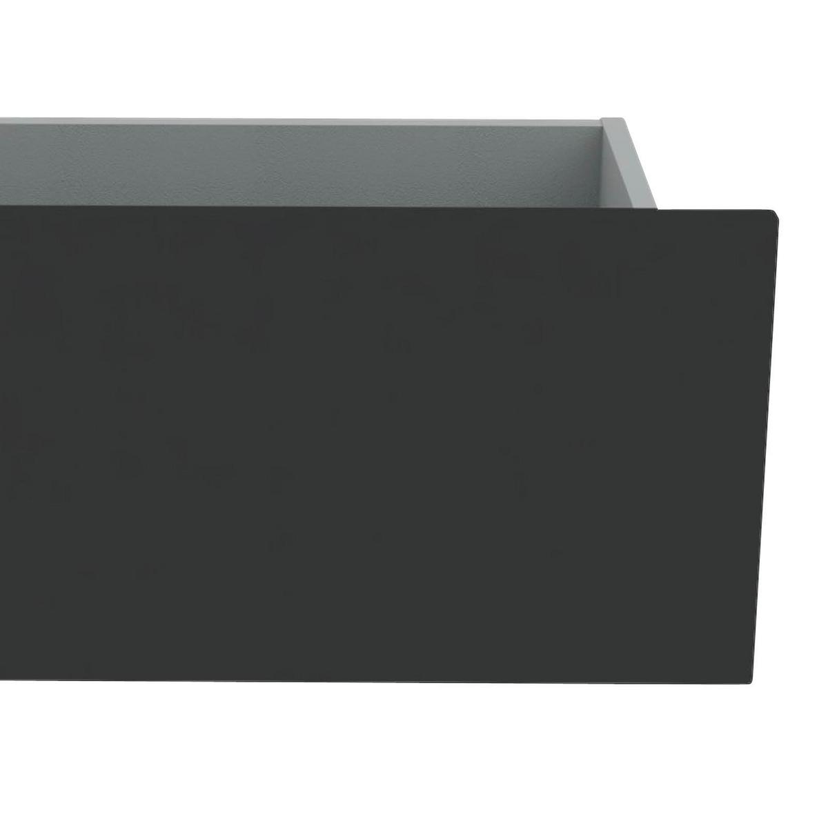 Schubkasteneinsatz Unit B: 90,9 Cm, Anthrazit - Dunkelgrau, MODERN, Holzwerkstoff (90,9/21,9/36,6cm) - Ondega
