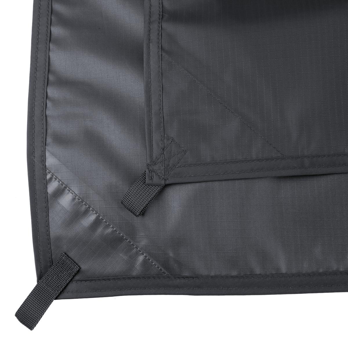 Schutzplane mit Schlaufen 4x5m Premium Ripstop Anthrazit - Anthrazit, Basics (400/500cm)