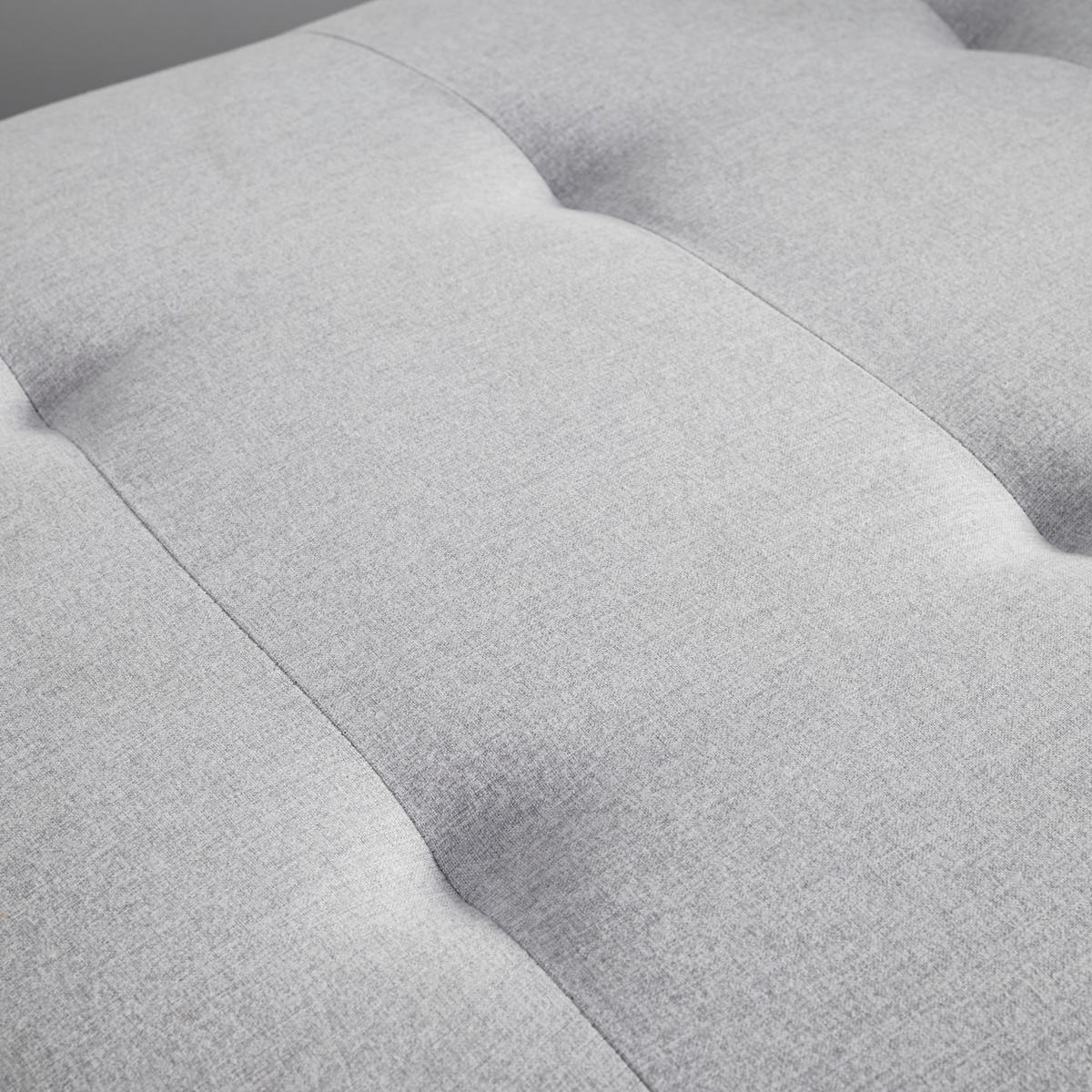 Relaxační postel LIZA, světle šedá - šedá, Moderní, dřevo/textil (166/85/78cm) - Bessagi Home