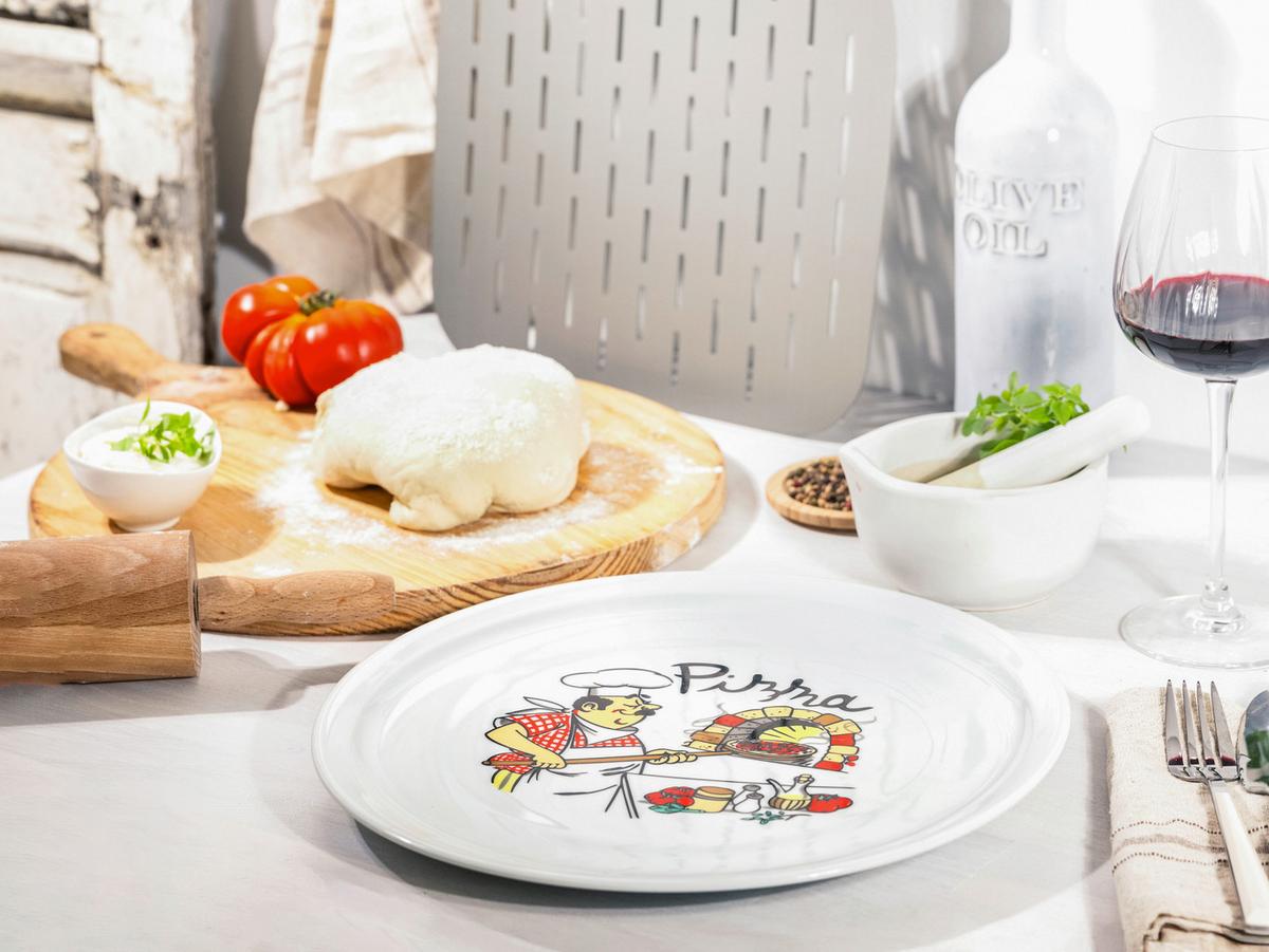 Pizzateller Milano Keramik, Multicolor - Multicolor, Basics, Keramik (30cm) - Creatable
