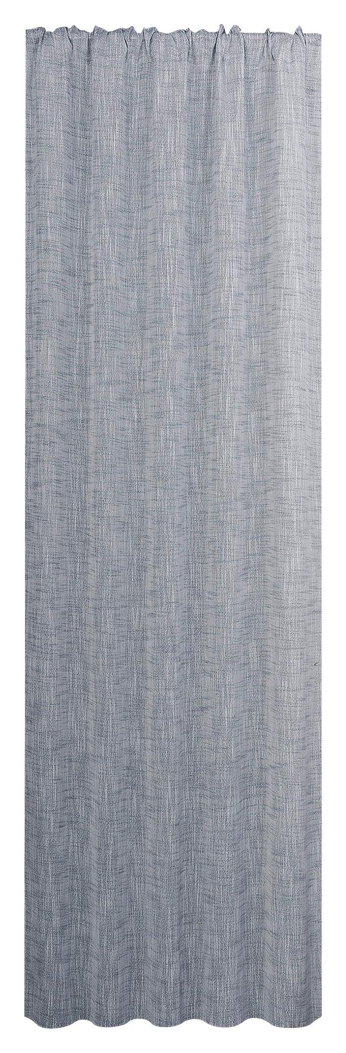 Fertigvorhang Isabell - Grau, MODERN, Textil (140/245cm) - Luca Bessoni