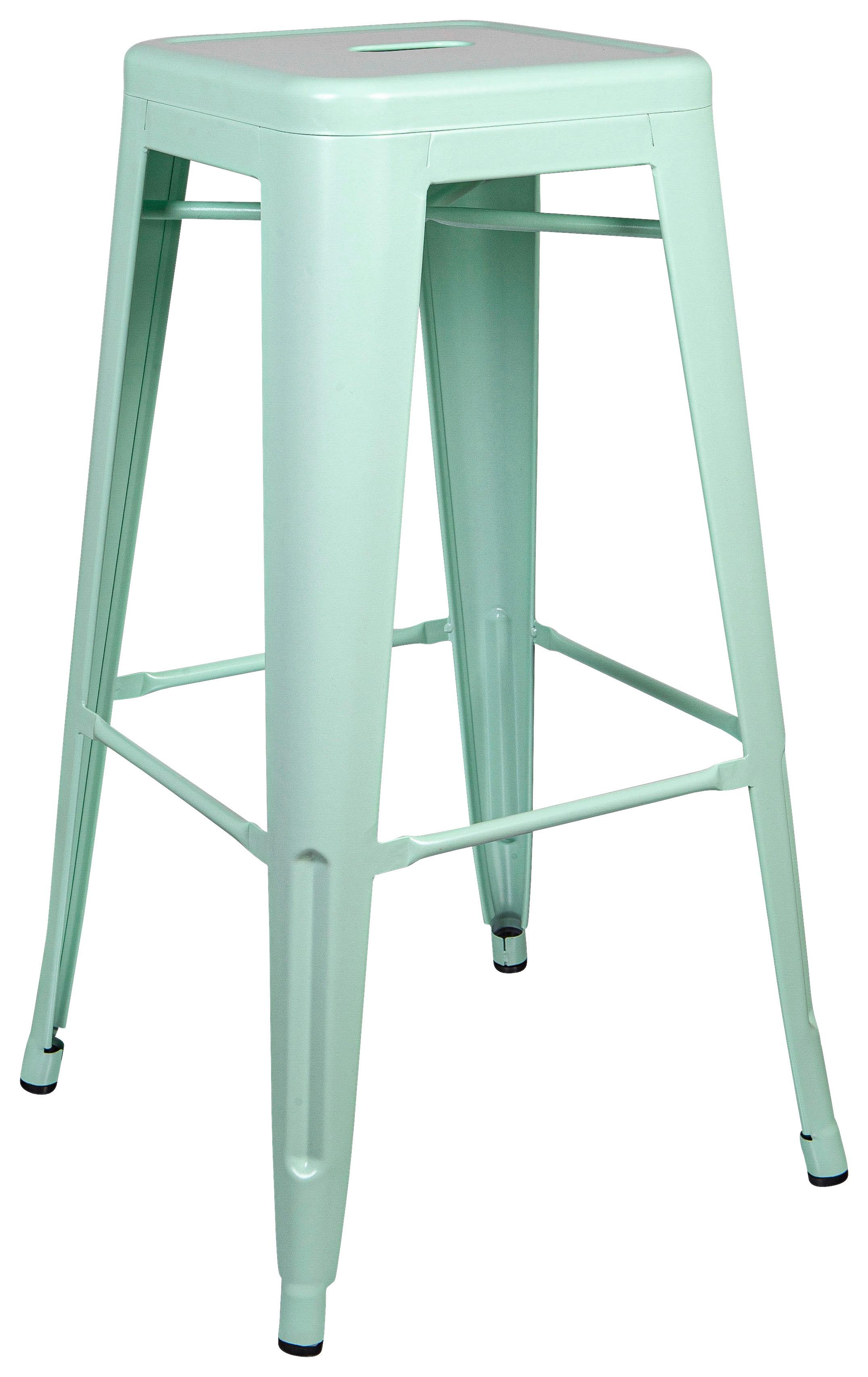 Barhocker Vantaggio High Brush Stapelbar Pastellgrün Bis150kg