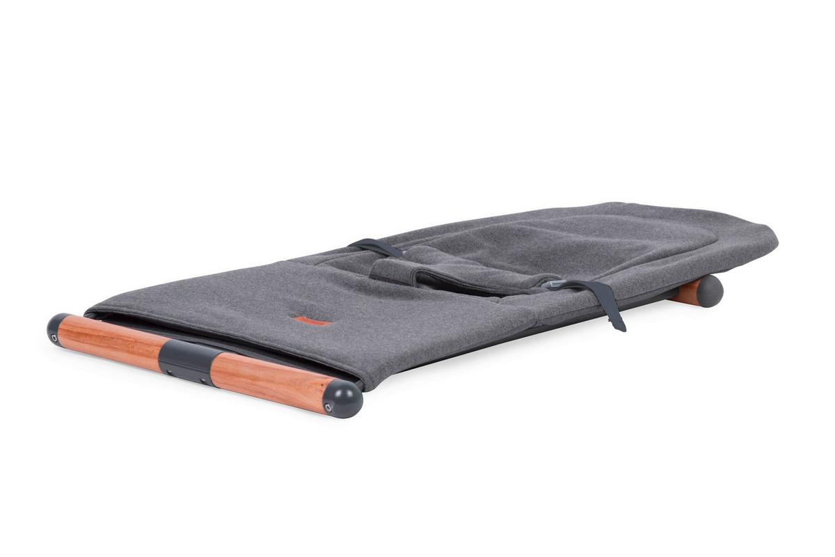 Schaukelwippe Evolux Anthrazit, B: 64 cm - Anthrazit, KONVENTIONELL, Holz/Textil (64/47/65,5cm) - Childhome