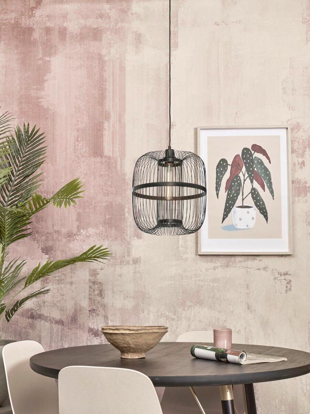 Hängeleuchte Hokkaido/H38/B - Schwarz, Trend (25/38cm) - Good & Mojo