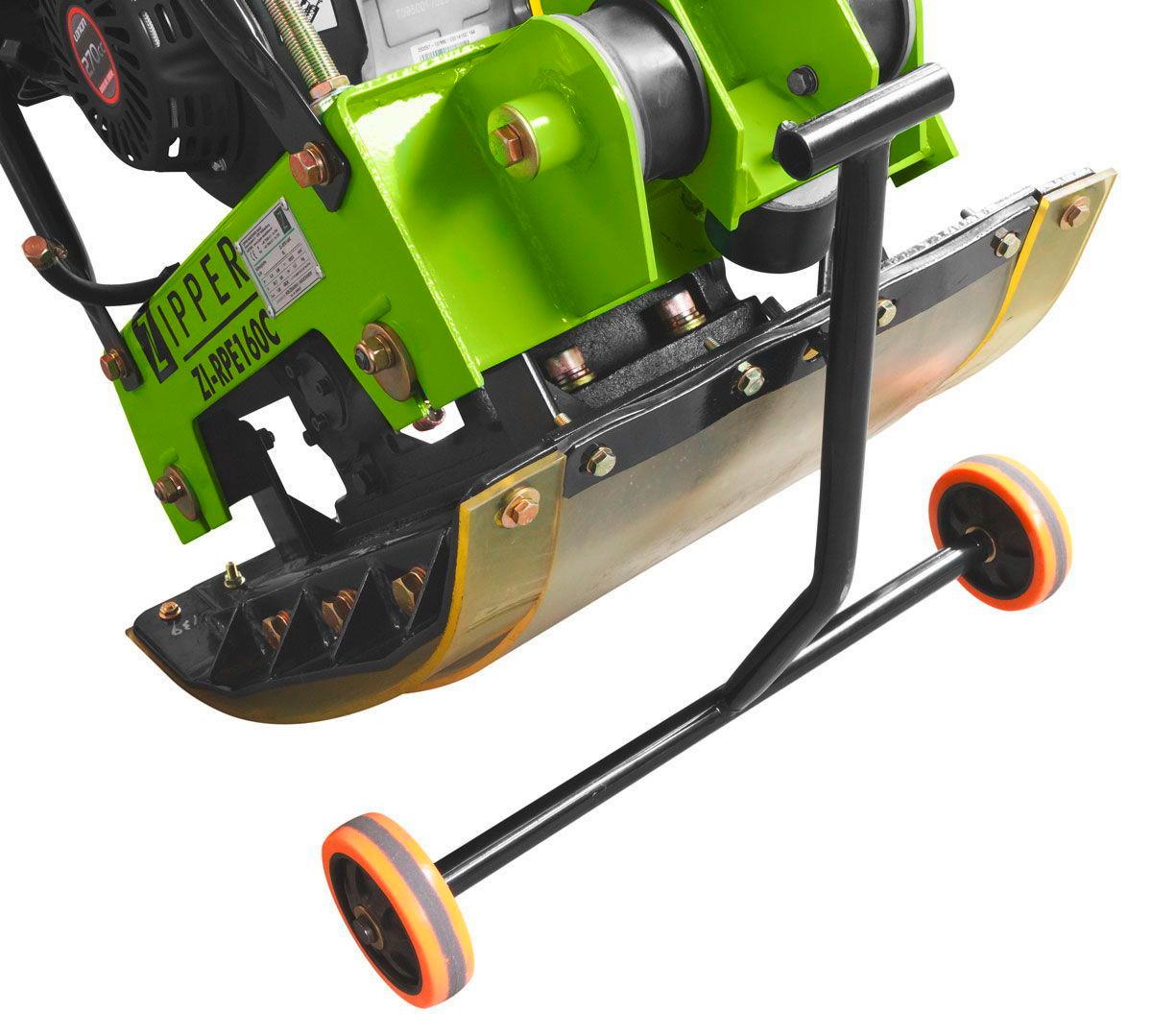 Rüttelplatte Zi-rpe60 4100 W Gummimatte - Grün, Basics, Metall (77,5/112/42,5cm) - Zipper