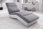 Liege Yankee - Chromfarben/Weiß, Design, Textil (170/72/80cm) - MID.YOU