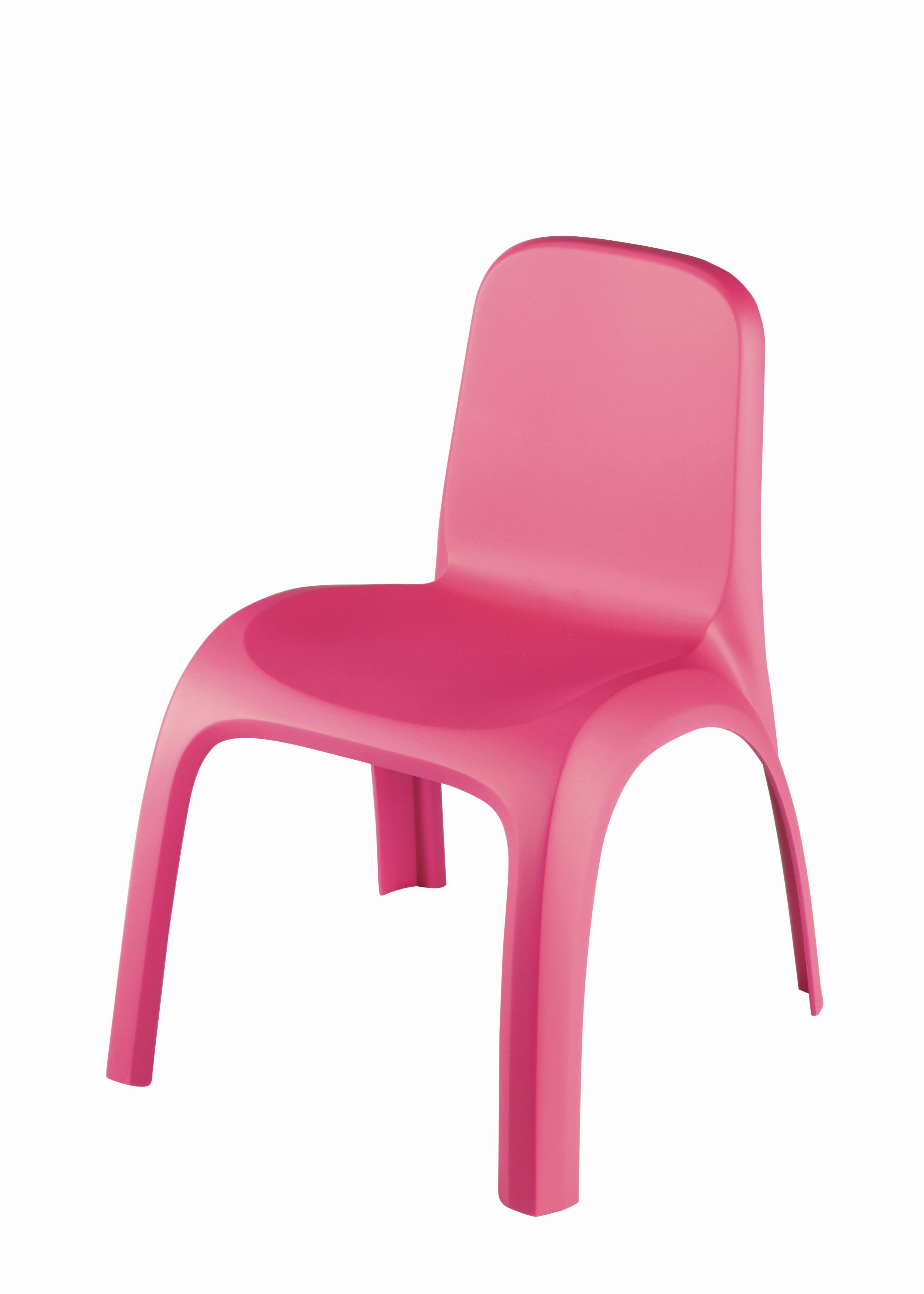 Detská plastová stolička ružová - pink, Modern, plast (39/53/43cm)