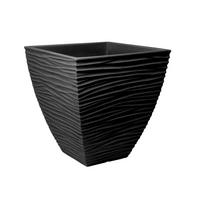 Virágkaspó Sylt - antracit, Konventionell, műanyag (40/40/42cm) - Luca Bessoni