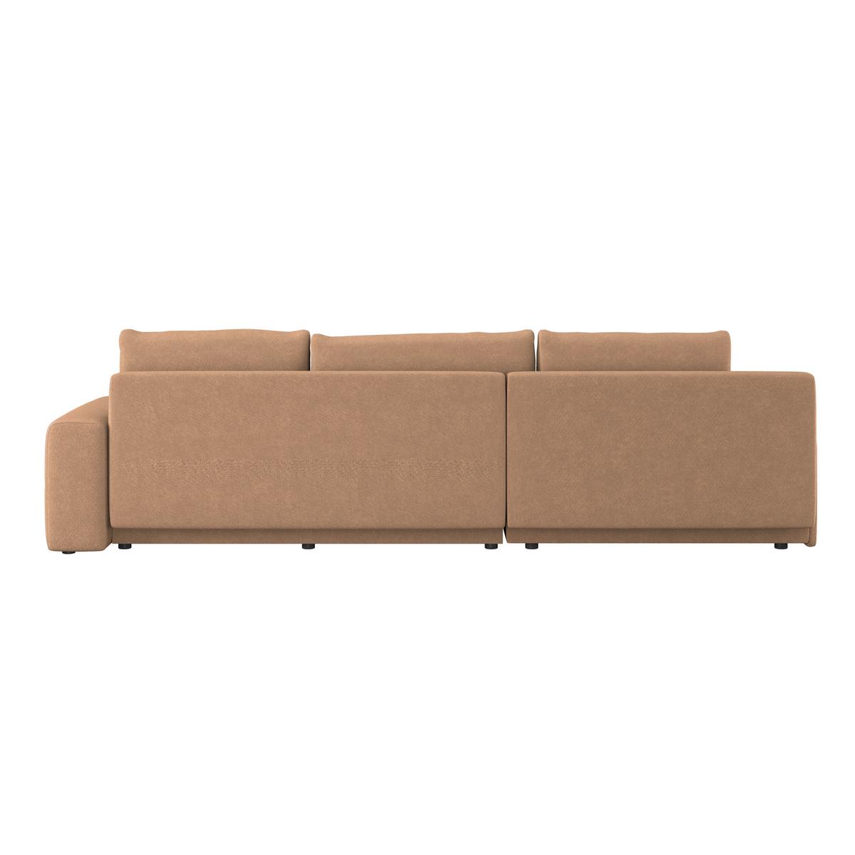 Ecksofa Adria Braun S: 213x308 cm - Braun, Trend, Textil (213/308cm) - Luca Bessoni