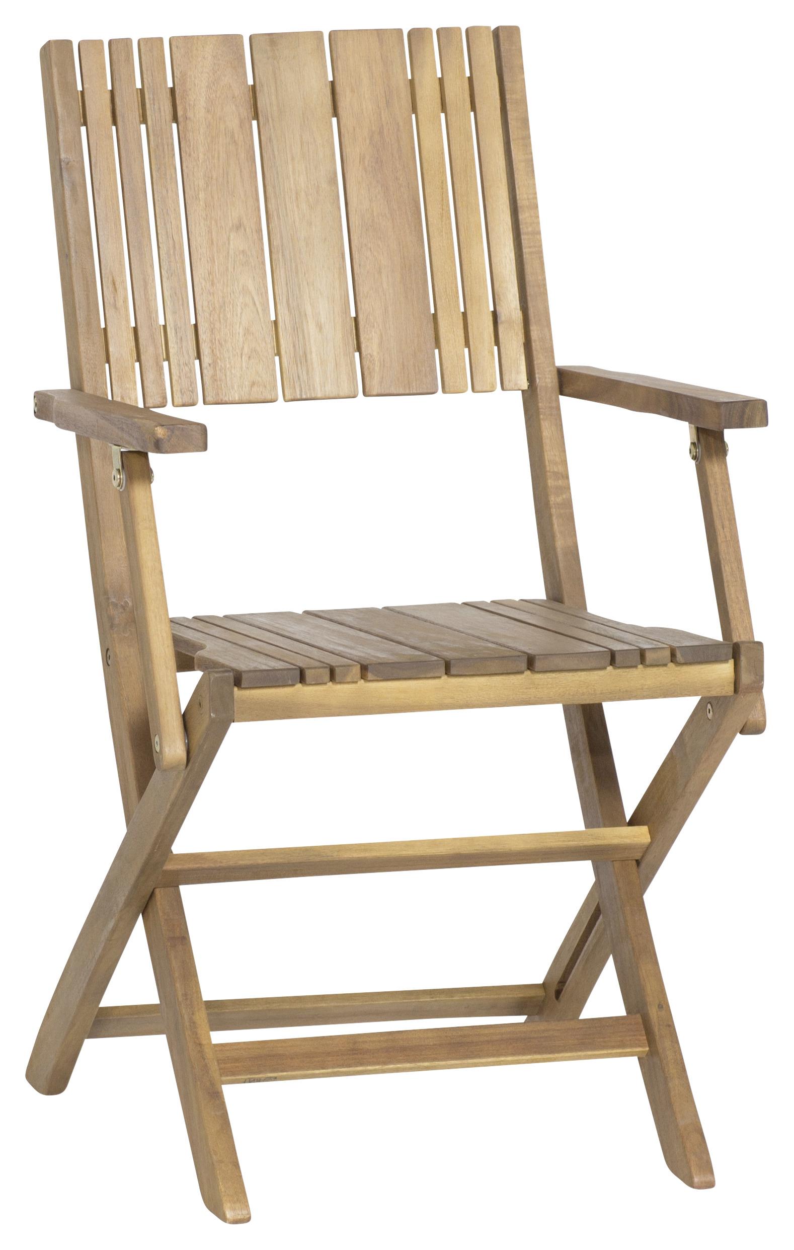 Gartengarnitur 5-Tlg. Falun Echtholz Akazie - Akaziefarben, KONVENTIONELL, Holz - Siena Garden
