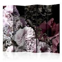 Paravent Beere Flieder Magenta B: 225cm - Beere/Flieder, Basics, Holz/Textil (225/172/3cm) - artgeist
