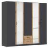 Kleiderschrank Despina - Eiche Artisan/Grau, KONVENTIONELL, Holzwerkstoff (226/210/54cm)