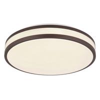 Led-deckenleuchte 41266-18 - Weiß/Cappuccino, KONVENTIONELL, Kunststoff/Metall (34/7cm) - Globo