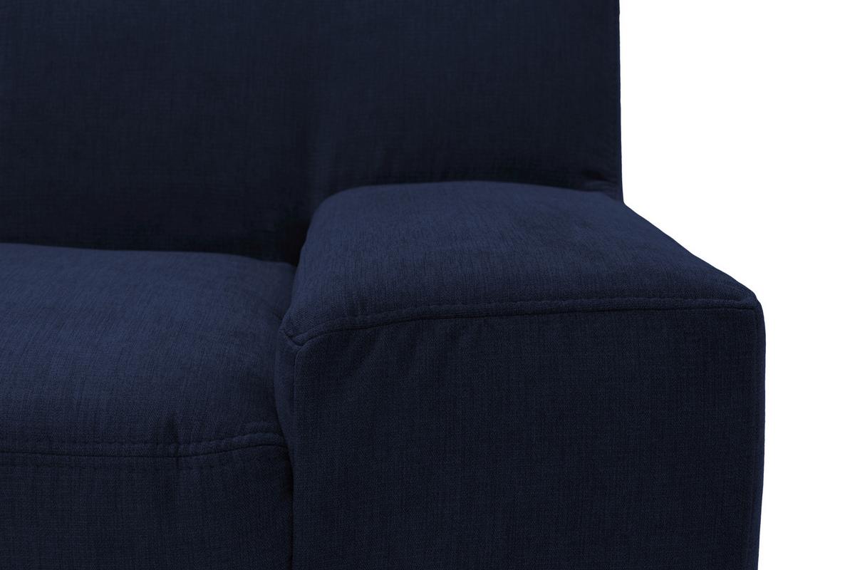 Wohnlandschaft Norma Blau Webstoff - Wengefarben/Blau, Design, Textil (153/328/212cm) - MID.YOU