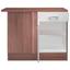 Eckunterschrank Samoa Uebe 110 - Eichefarben/Weiß, KONVENTIONELL, Holz/Holzwerkstoff (110/85/57cm) Eckunterschrank Samoa Uebe 110 - Eichefarben/Weiß, KONVENTIONELL, Holz/Holzwerkstoff (110/85/57cm)