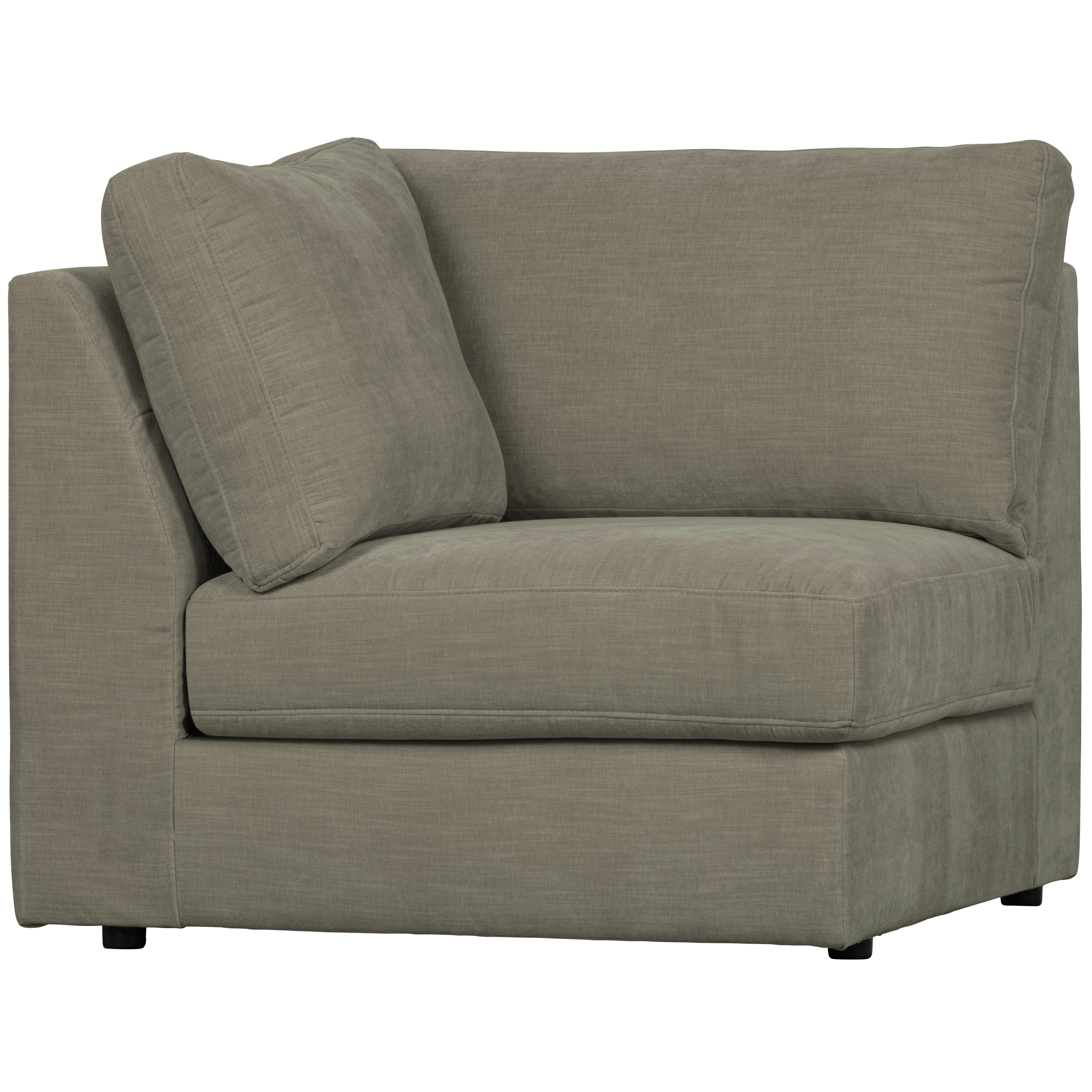 Sofaelement Family Grau B: 96cm - Schwarz/Grau, Design, Textil (96/85/96cm) - Livetastic