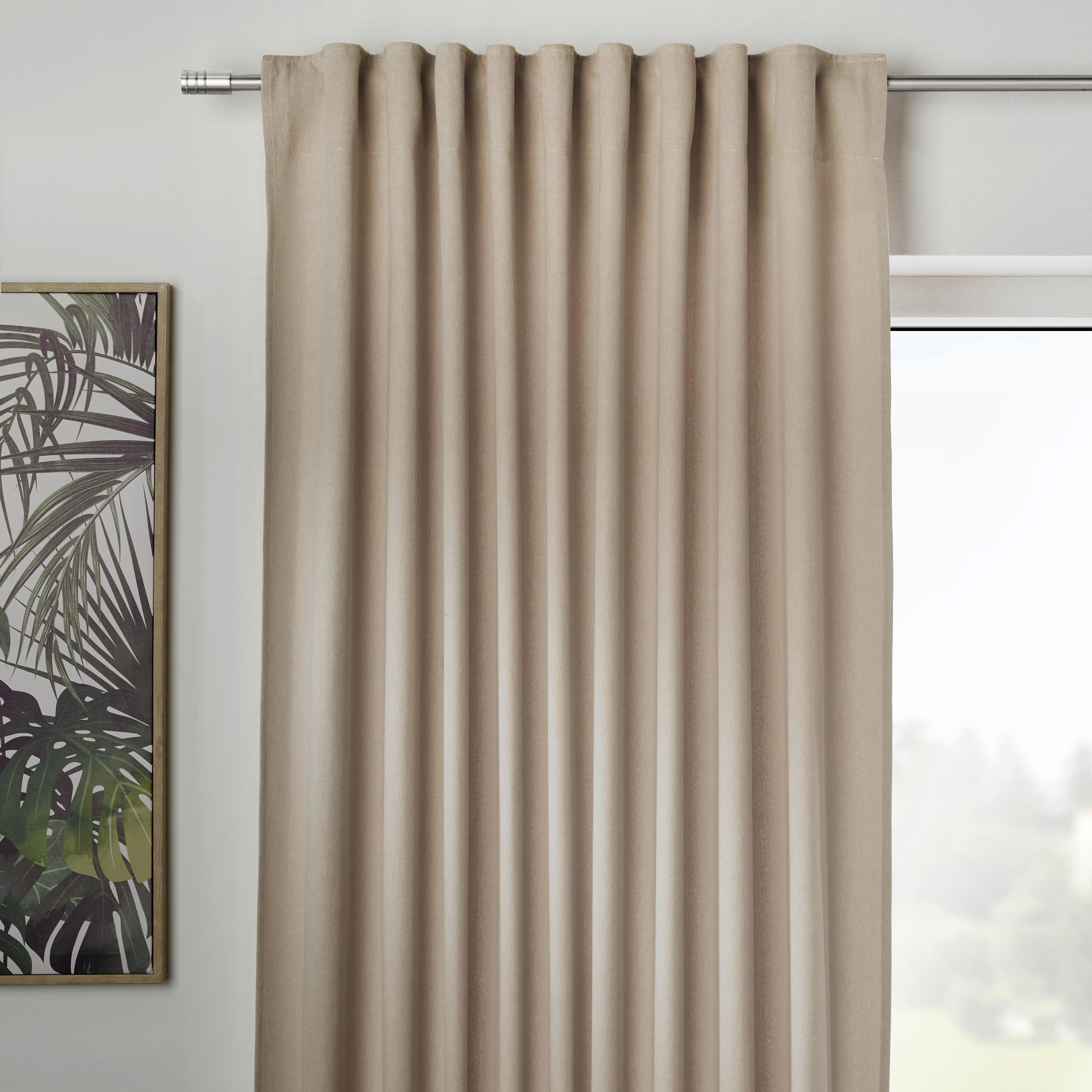 HOTOVÝ ZÁVES ULRICH -EXT- -TOP- - piesková, textil (135/245cm) - Modern Living