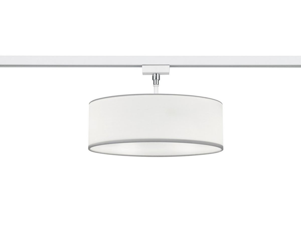 Schienensystem Duoline Hängeleuchte 76390201 Hotel - Weiß, Design, Textil (30/16,3cm) - Trio Leuchten