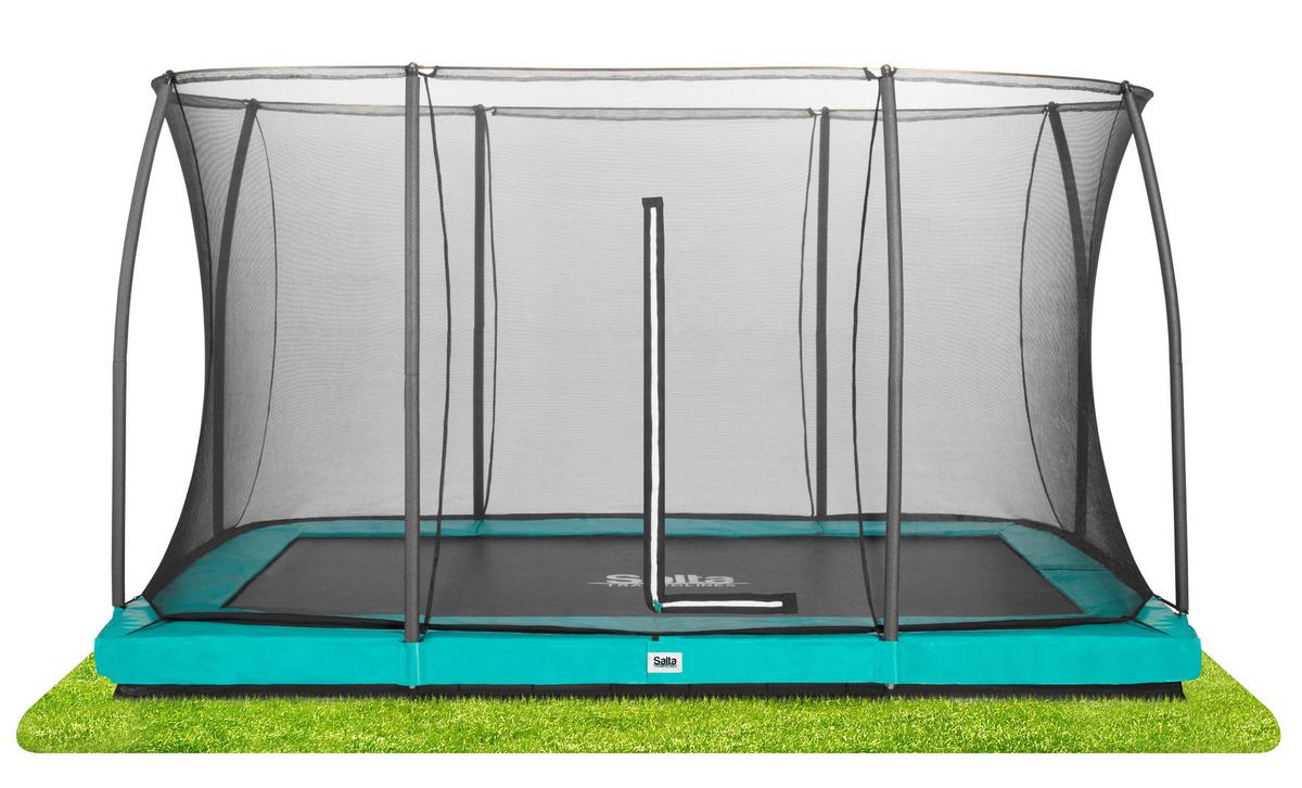 Trampolin 5403g - Grün, Basics, Metall (366/244cm) - Salta