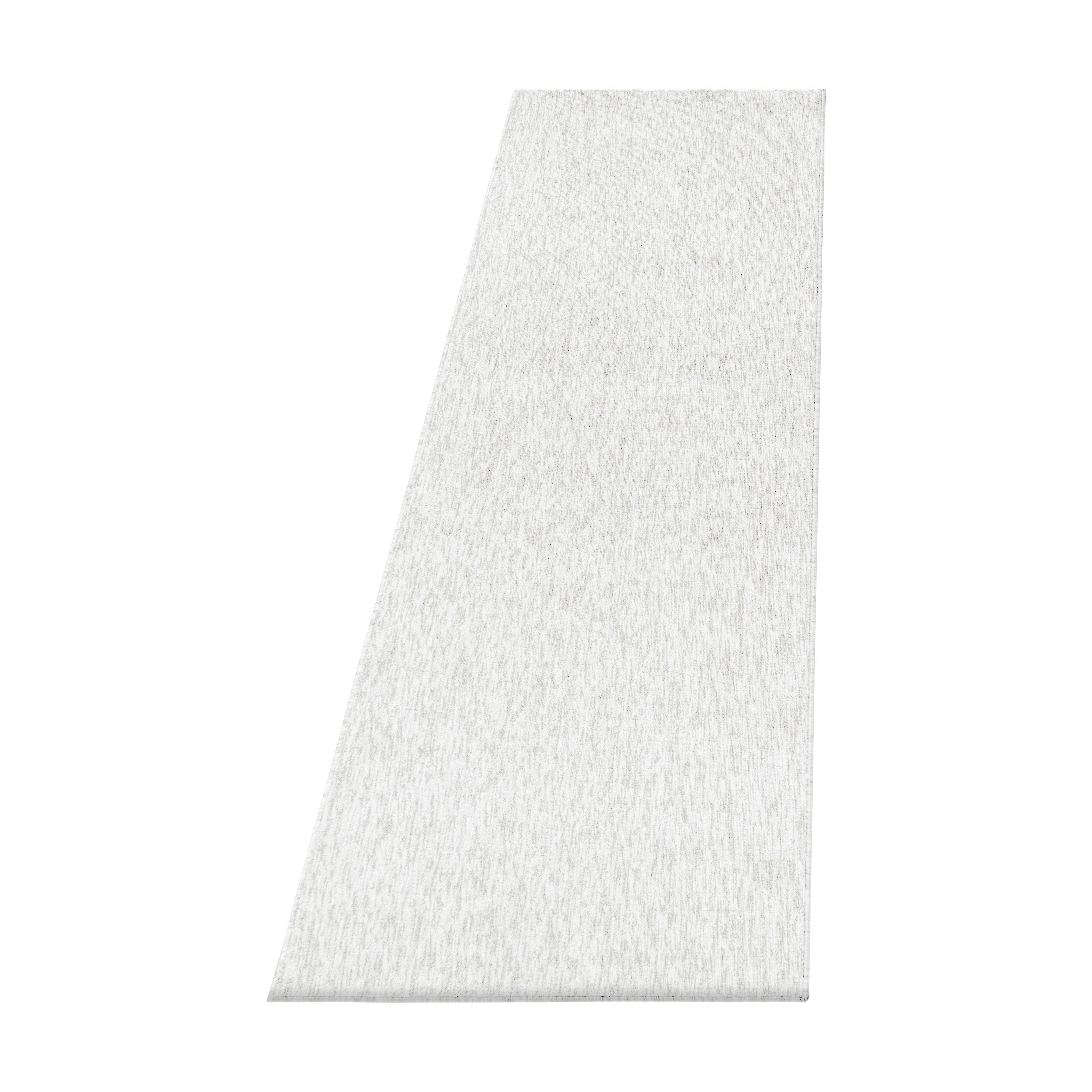 Teppich Läufer Creme Nizza 80x250 cm - Creme, KONVENTIONELL, Textil (80/250cm)